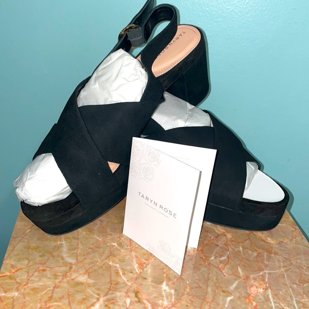 Taryn Rose The Luxury of Comfort Black Suede